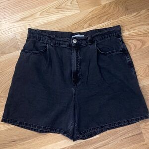 MNG Black Denim Women's Shorts